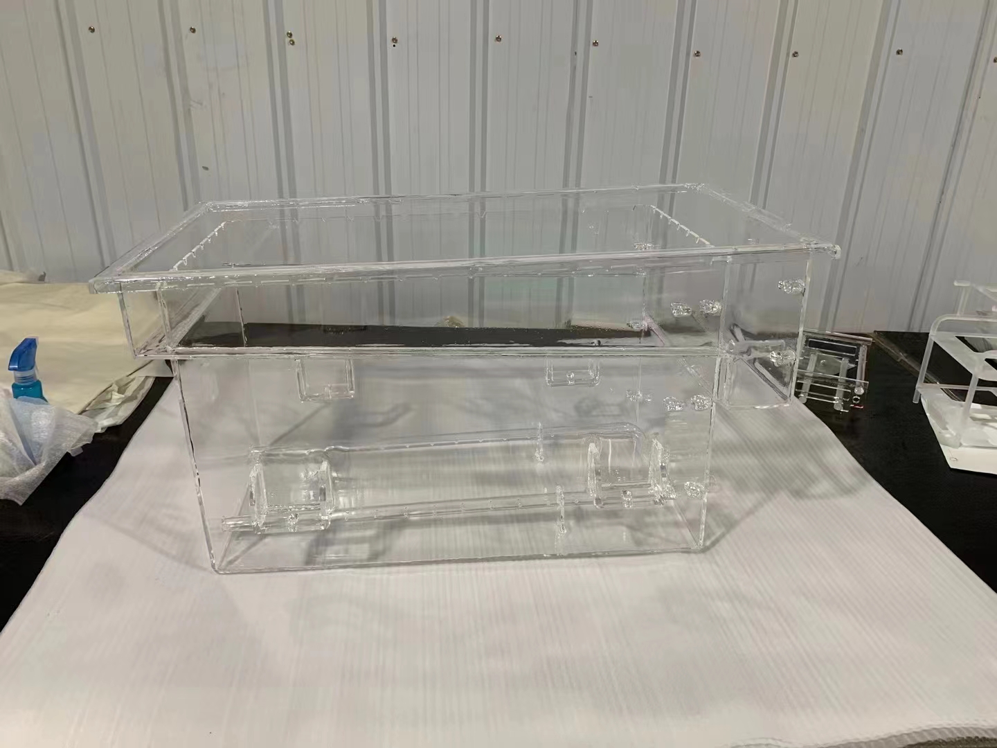 Quartz Glass Tank Fused Silica Transparent Quartz Tank Large diameter quartz Tank