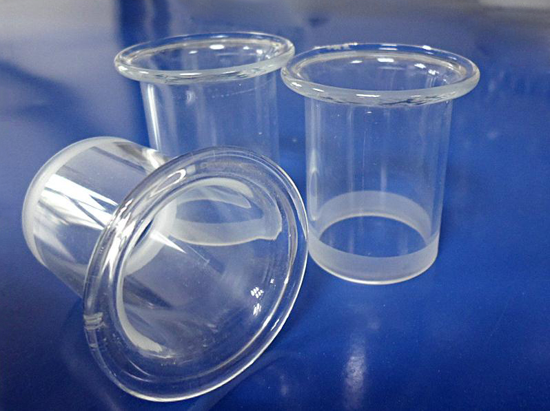 Quartz Glass Flange Fused Silica Transparent Quartz Flange Large diameter quartz flange