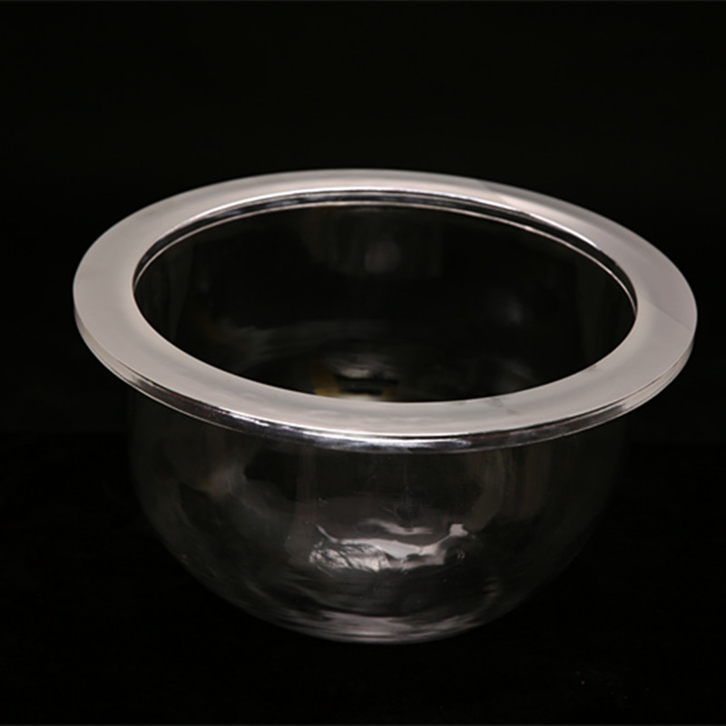 Quartz Glass Flange Fused Silica Transparent Quartz Flange Large diameter quartz flange